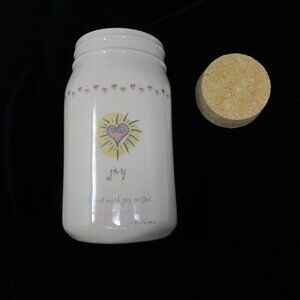 Vintage 2005 Expressions of Faith Jar "Joy, Shout with joy to God at the Earth"